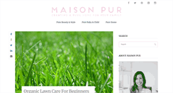 Desktop Screenshot of maisonpur.com